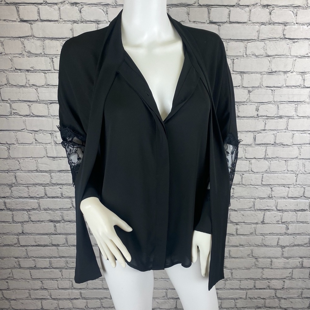 Express Lace Sleeve Blouse
